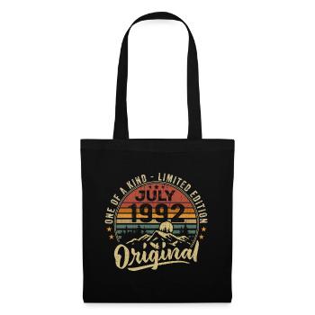 July 1992 Original 1992 July 1992 Gift - Tote Bag - black - Front