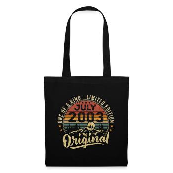 July 2003 Original 2003 July 2003 Gift - Tote Bag - black - Front