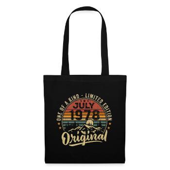 July 1978 Original 1978 July 1978 Gift - Tote Bag - black - Front