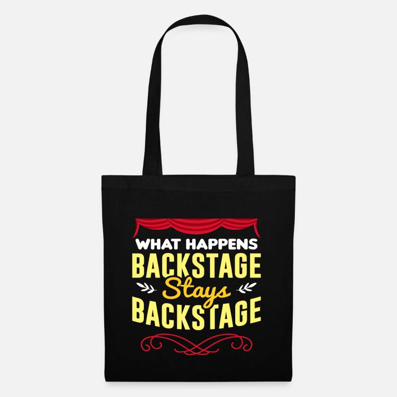 Théâtre - Sac en tissu - noir