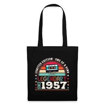 Legendary 1957 65th Birthday Gift Men - Fun - Tote Bag - black - Front