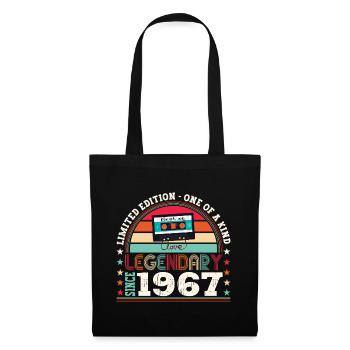 Legendary 1967 55th Birthday Gift Men - Fun - Tote Bag - black - Front