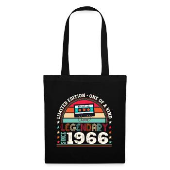 Legendary 1966 56th Birthday Gift Men - Fun - Tote Bag - black - Front