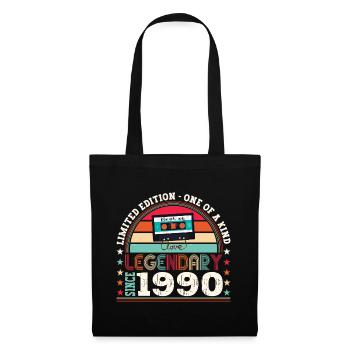 Legendary 1990 32nd Birthday Gift Men - Fun - Tote Bag - black - Front