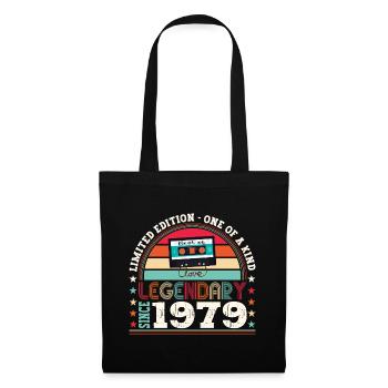 Legendary 1979 43rd Birthday Gift Men - Fun - Tote Bag - black - Front