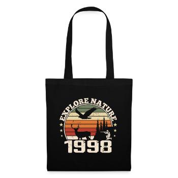 Cadeau Anniversaire 1998 Classique Chasseur 1998 - Sac en tissu - noir - Devant