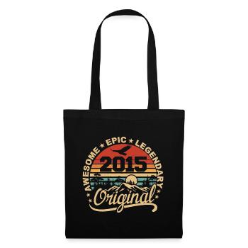 Original 2015 Retro 2015 Birthday Gift 2015 - Tote Bag - black - Front