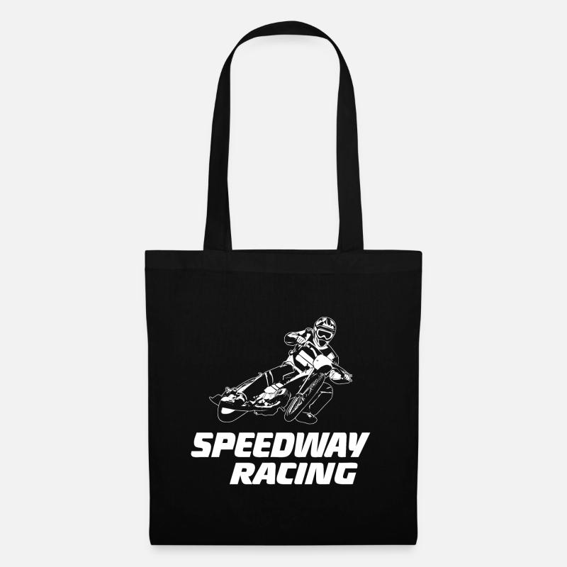 Speedway - Motorcycle Speedway - Stoffbeutel - Schwarz