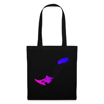 Kitesurf Féminin Kitesurf Kitesurf Kitesurf Kitesurf - Sac en tissu - noir - Devant