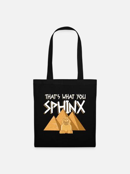 That's What You Sphinx - Stoffbeutel - Schwarz