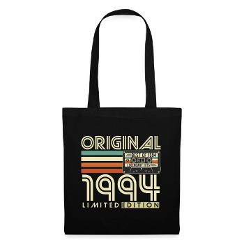 1994 Vintage anniversaire Vintage rétro cadeau - Sac en tissu - noir - Devant
