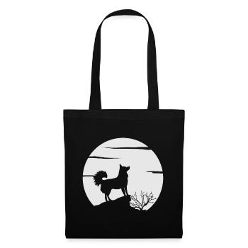 Alaskan Klee Kai - Stoffbeutel - Schwarz - Vorne