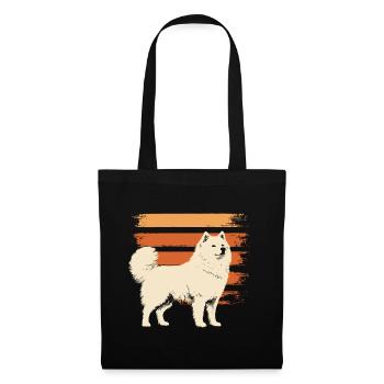 Samoyed Vintage Portrait - Tote Bag - black - Front