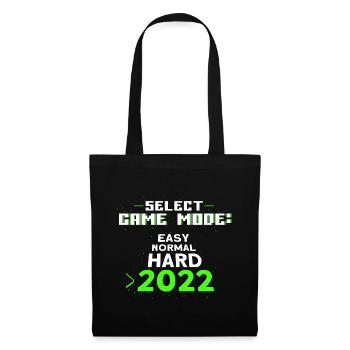 Jeu de hasard Retro Gamer Jeux vidéo Cadeau - Sac en tissu - noir - Devant