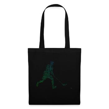 Salibandy Hockey Masculin Floorball féminin Innebandy - Sac en tissu - noir - Devant
