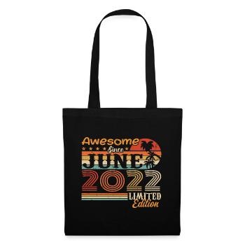 June 2022 Retro Vintage June 2022 birthday - Tote Bag - black - Front