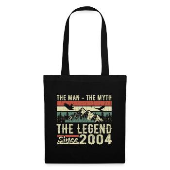 Retro 2004 Vintage - Cadeau D’anniversaire 2004 - Sac en tissu - noir - Devant