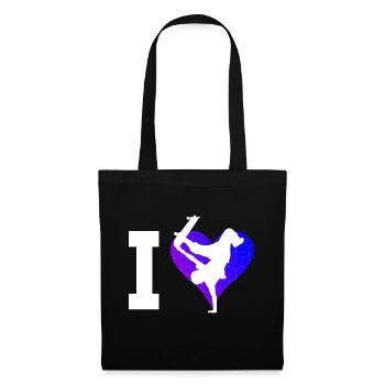 Skateboard Skateboarders Hommes Femmes Skaters - Sac en tissu - noir - Devant
