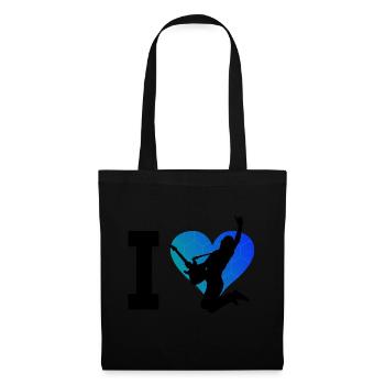 guitare classique guitare électronique Hommes - Sac en tissu - noir - Devant