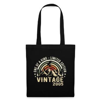 Born in 2005 Vintage 2005 Retro Anniversary 2005 - Tote Bag - black - Front