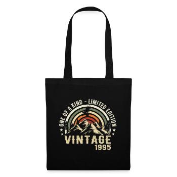 Jahrgang 1995 Jahrgang 1995 Retro Jubiläum 1995 - Stoffbeutel - Schwarz - Vorne
