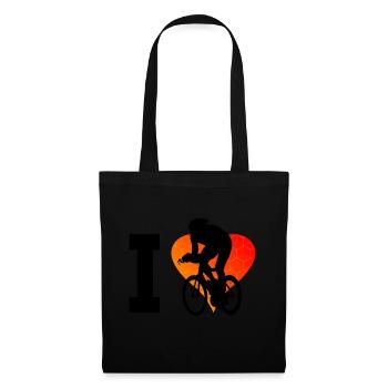 Vélo de route pour homme Cyclisme sur route Femme - Sac en tissu - noir - Devant