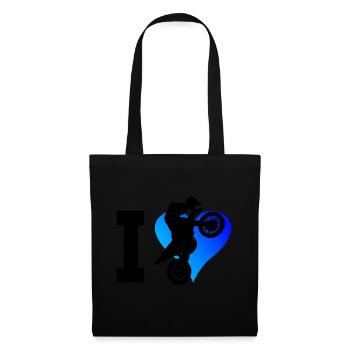 Motocross Dirt Bike Femme Dirt Bike Homme - Sac en tissu - noir - Devant