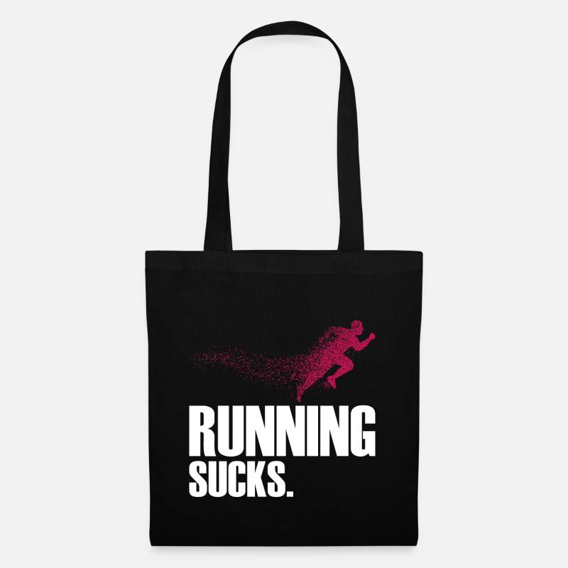Running Sucks - Tote Bag - black
