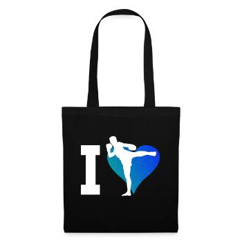 Muay Thai Boxe Thaï Homme Boxe Thaï Femmes - Sac en tissu - noir - Devant