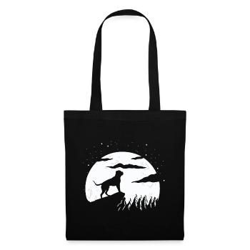Bouledogue américain Amerikanische Bulldogge - Sac en tissu - noir - Devant