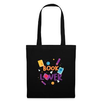 Bibliothécaire Cadeau Amusant Livre Amoureux Idée Cadeau - Sac en tissu - noir - Devant
