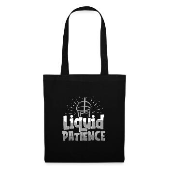 Caffeine Lover Liquid Patience Coffee Drinker Gift - Tote Bag - black - Front