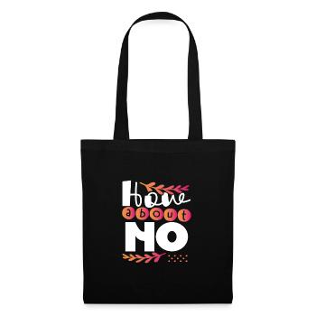 Sarcastic Gift How About No Sarcam Gift - Tote Bag - black - Front