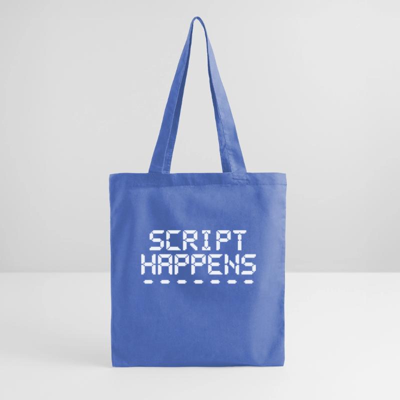 Computerprogrammierskript passiert Programmierer Stoffbeutel