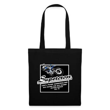 Supercross - Moto Cross - Motocross - Tote Bag - black - Front