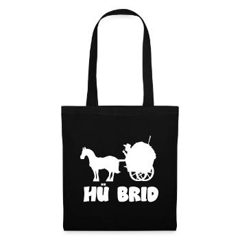 Pferdekutsche Hü Brid Hybrid Auto Pferd - Stoffbeutel - Schwarz - Vorne