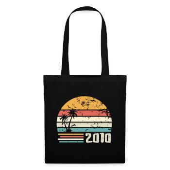 2010 Anniversary Gift - Made in 2010 Retro 2010 - Tote Bag - black - Front