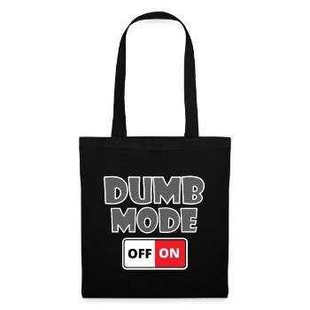 Dumb fashion on off gift - Tote Bag - black - Front