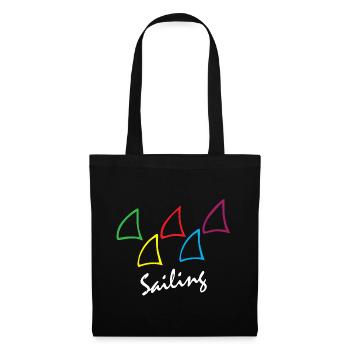 Sailing - Sac en tissu - noir - Devant