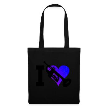 Trumpet Player Trompetenspieler Trompete - Tote Bag - black - Front