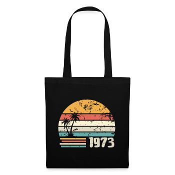 1973 Cadeau Anniversaire - Made in 1973 Rétro 1973 - Sac en tissu - noir - Devant