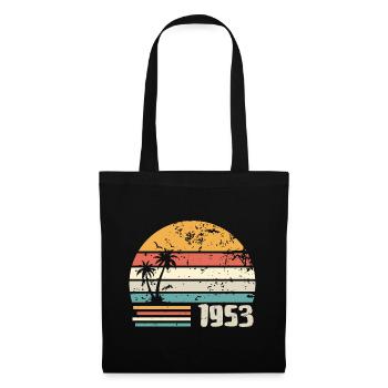 1953 Geburtstagsgeschenk - Made in 1953 Retro 1953 - Stoffbeutel - Schwarz - Vorne
