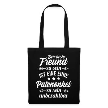 Best Friend and Godfather - godfather goddaughter - Tote Bag - black - Front