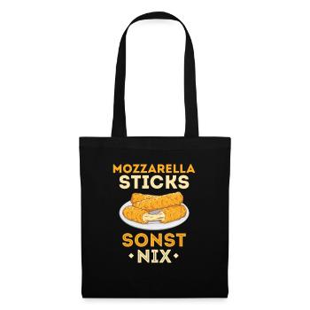 Mozzarella sticks - nothing else! - Tote Bag - black - Front