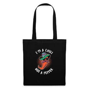 Funny chilli sayings Spicy chilli gift - Tote Bag - black - Front