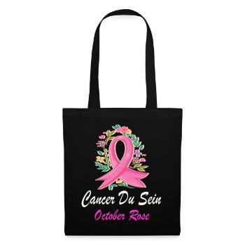 Ruben Rose de sensibilisation au Cancer du Sein - Sac en tissu - noir - Devant