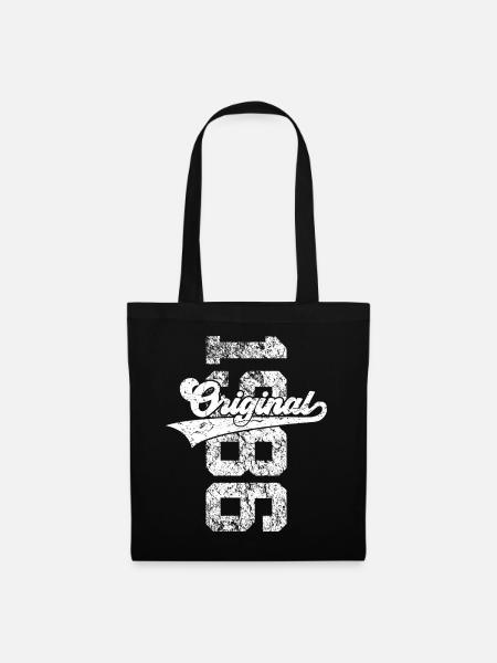 40. GEBURTSTAG ORIGINAL 1986 - Stoffbeutel - Schwarz
