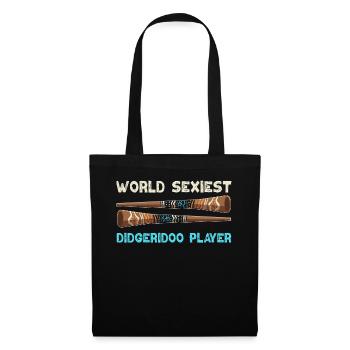 World Sexiest Didgeridoo Player - Stoffbeutel - Schwarz - Vorne
