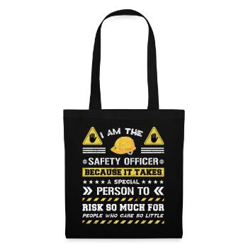 Responsable de la sécurité Agent de sécurité - Sac en tissu - noir - Devant