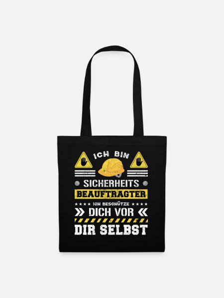 Safety Manager Sicherheitsbeauftragter - Stoffbeutel - Schwarz